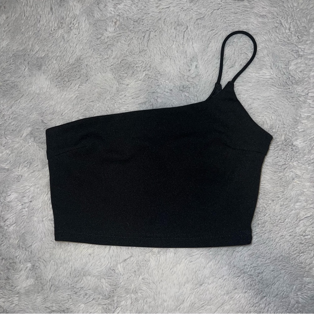 Fashion Nova One Shoulder Crop Top